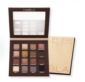 NABLA Side By Side Nude Eyeshadow Palette 16 Shades Neutrals Matte Shimmer NIB